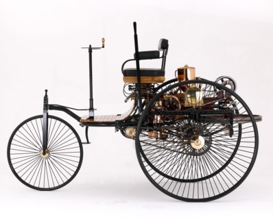 1885 Benz Three Wheeler. Artist: Unknown.