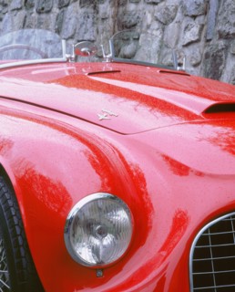 1949 Ferrari 166 Barchetta. Artist: Unknown.