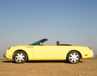 2003 Ford Thunderbird convertible. Artist: Unknown.