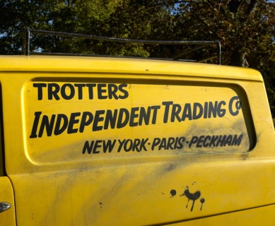 Trotter's Reliant Van from 'Only Fools and Horses' tv programme. Creator: Unknown.