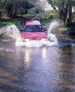 1989 Subaru 1.8 Turbo 4wd. Artist: Unknown.