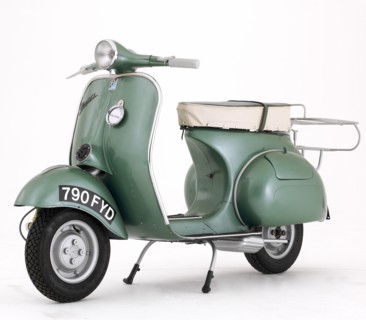 1950 Douglas Vespa 152-L2 scooter. Artist: Unknown.