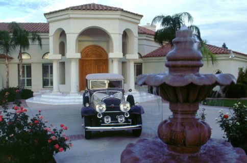 1932 Cadillac v16 convertible. Artist: Unknown.