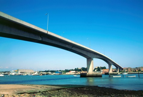 Itchen toll bridge in Southampton. Artist: Unknown.