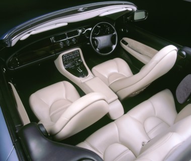 1997 Jaguar XK8 convertible interior. Artist: Unknown.