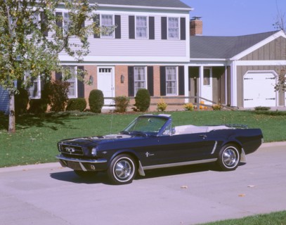 1966 Ford Mustang 289 convertible. Artist: Unknown.