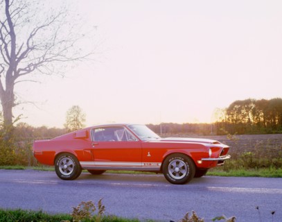 1968 Ford mustang GT350 Shelby cobra. Artist: Unknown.
