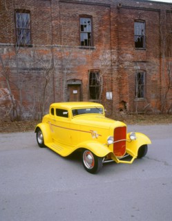 1932 Ford V8 coupe customised. Artist: Unknown.