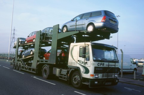 Car transporter. Artist: Unknown.