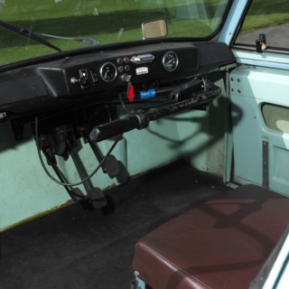 1976 AC model 70 invalid carriage interior. Artist: Unknown.