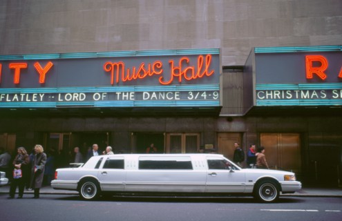 Stretch Limousine in New York. Artist: Unknown.