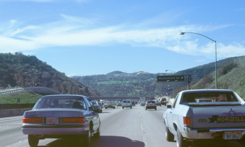 Los Angeles Freeway, 1989 . Artist: Unknown.