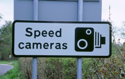 Speed Camera warning sign. Artist: Unknown.