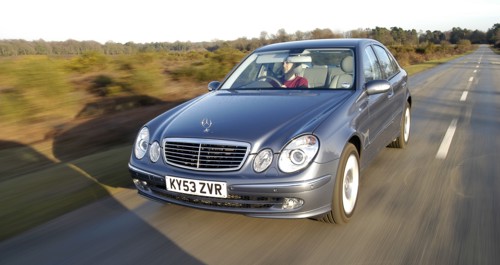 2003 Mercedes Benz E320 cdi Avantgarde. Artist: Unknown.