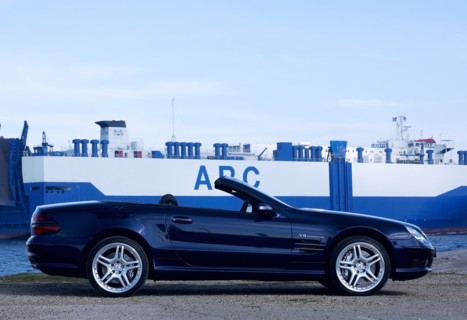 2003 Mercedes Benz SL55 AMG. Artist: Unknown.