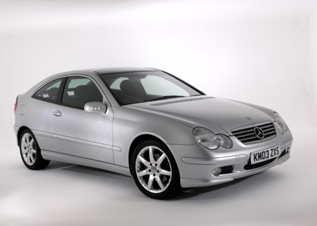2003 Mercedes Benz C200k Coupe. Artist: Unknown.