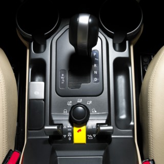 Centre console of a 2004 Landrover Discovery. Artist: Unknown.