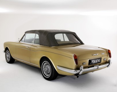 1975 Rolls Royce Corniche convertible. Artist: Unknown.