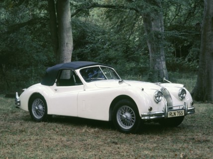 1954 Jaguar XK140 DHC Artist: Unknown.