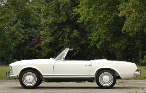 1966 Mercedes Benz 230 SL Artist: Unknown.
