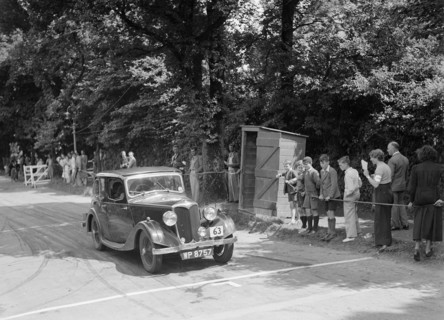 LA Forty's Riley Falcon at the MCC Torquay Rally, July 1937. Artist: Bill Brunell.
