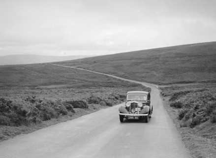 Talbot 10 of CRY King, winner of a bronze award at the MCC Torquay Rally, July 1937. Artist: Bill Brunell.