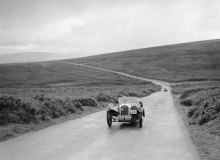 Morgan 3 wheeler of AS Pratt, winner of a silver award at the MCC Torquay Rally, July 1937. Artist: Bill Brunell.