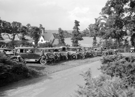First Aid Nursing Yeomanry (FANY) trial or rally, 1931.   Artist: Bill Brunell.