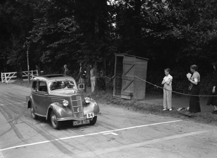 G Kinsey-Morgan's Ford Model C Ten, winner of a silver award at the MCC Torquay Rally, July 1937. Artist: Bill Brunell.