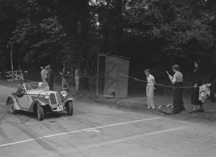 Frazer-Nash BMW 319/55 of LG Johnson, winner of a premier award at the MCC Torquay Rally, July 1937. Artist: Bill Brunell.