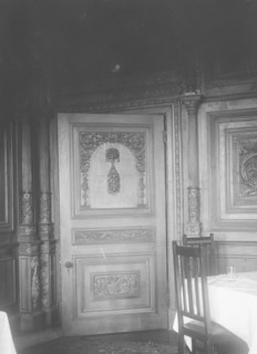 Interior door, Wykehurst Place, Bolney, Sussex. Artist: Bill Brunell.