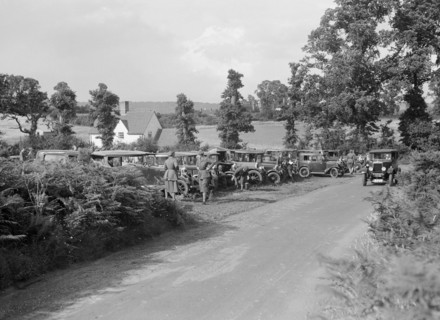 First Aid Nursing Yeomanry (FANY) trial or rally, 1931.   Artist: Bill Brunell.