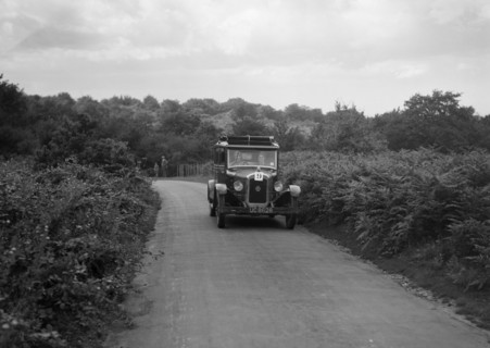 Austin 20 taking part in a First Aid Nursing Yeomanry trial or rally, 1931. Artist: Bill Brunell.
