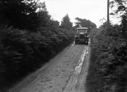 Morris Minor taking part in a First Aid Nursing Yeomanry trial or rally, 1931. Artist: Bill Brunell.