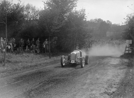 Frazer-Nash single seater, Bugatti Owners Club Hill Climb, Chalfont St Peter, Buckinghamshire, 1935. Artist: Bill Brunell.