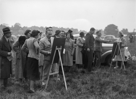 Standard Car Owners Club Gymkhana, 8 May 1938. Artist: Bill Brunell.