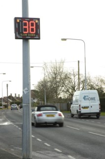 Traffic Speed indicator. Artist: Unknown.