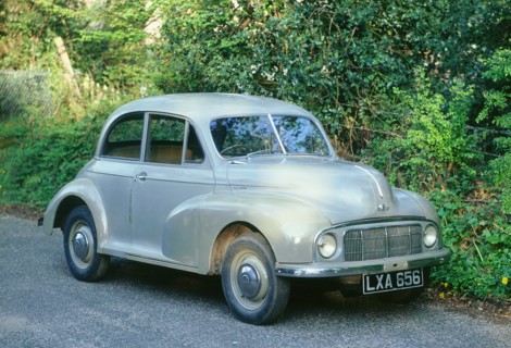 1949 Morris Minor. Artist: Unknown.