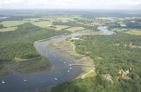 Beaulieu Aerial shots. Artist: Unknown.
