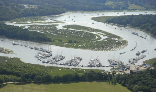 Beaulieu Aerial shots. Artist: Unknown.