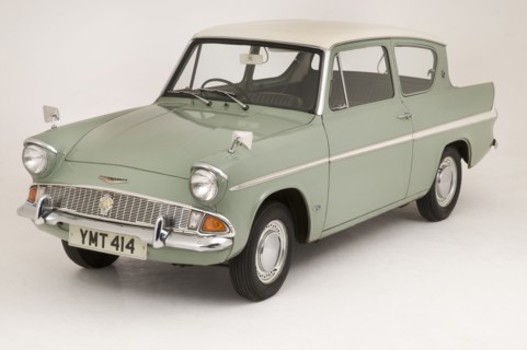 1966 Ford Anglia Super 105E Artist: Unknown.