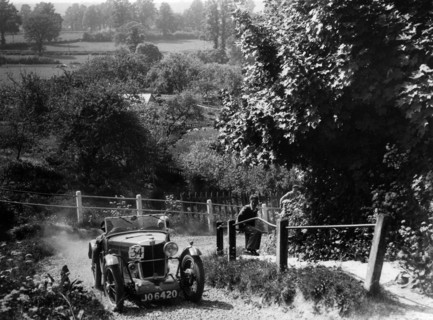 MG J2 1933 West Hants Ibberton Hill Climb Artist: Unknown.
