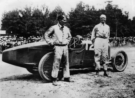 1923 French Grand Prix, Henry Segrave in Sunbeam Artist: Unknown.