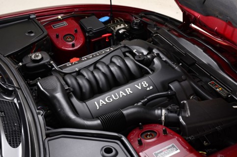 1999 Jaguar XK8 coupe Artist: Unknown.