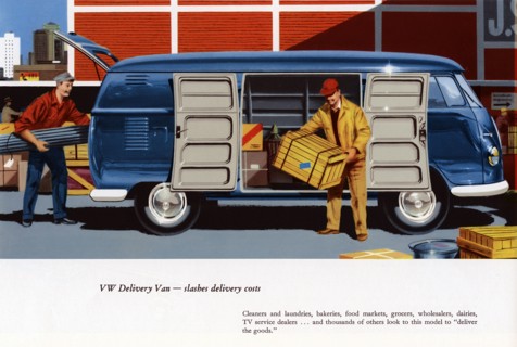 1960 Volkswagen commercial vehicle brochure Artist: Unknown.