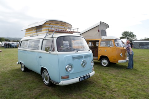 Volkswagen camper van at V Dub Island event, Isle of Wight 2013 Artist: Unknown.