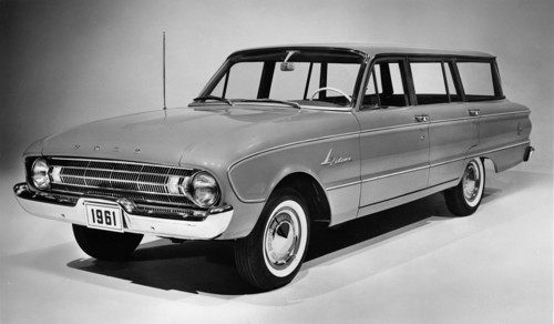 1961 Ford Falcon station wagon Artist: Unknown.