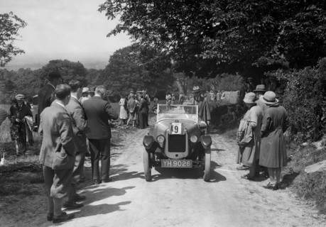 Austin 7 Cup Model of Miss J Sander of the London Centre Team at the JCC Inter-Centre Rally, 1932. Artist: Bill Brunell.