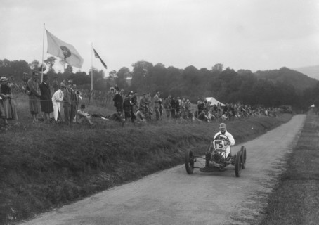 Joystick single-seater of JE Breyer, MAC Shelsley Walsh Speed Hill Climb, Worcestershire, 1935. Artist: Bill Brunell.