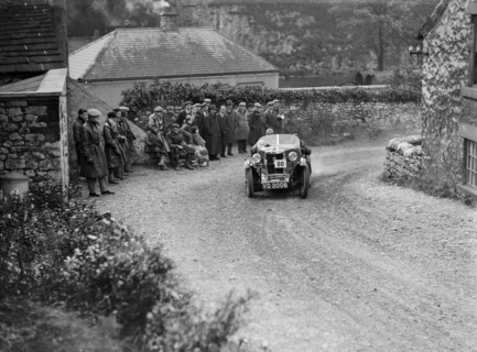 MG M type of W Keppel competing in the MCC Sporting Trial, 1930. Artist: Bill Brunell.